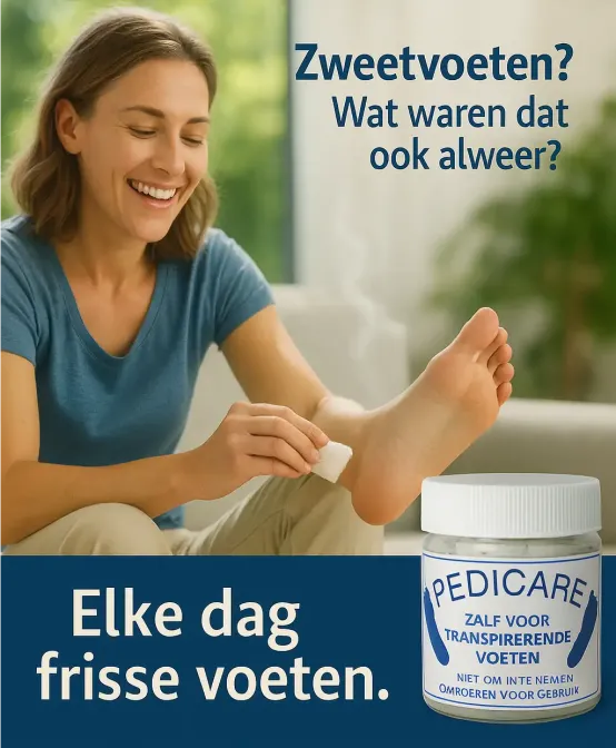 Pedicare zalf tegen zweetvoeten